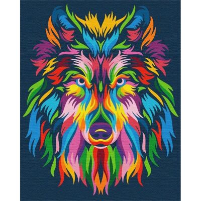 Paint it! Malen nach Zahlen - Wolf in Farben Paint it! Malen nach Zahlen - Wolf in Farben