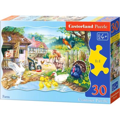 Castorland Puzzle Farm 30 Stück - Kinderrätsel Castorland Puzzle Farm 30 Stück - Kinderrätsel