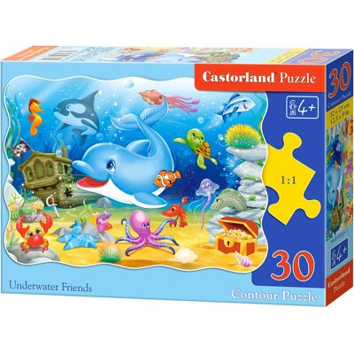 Castorland Unterwasserfreunde 30 Stück Puzzle - Puzzleart Castorland Unterwasserfreunde 30 Stück Puzzle - Puzzleart