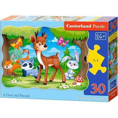 Castorland Hirsch Waldtiere Puzzle - 30 Stück Castorland Hirsch Waldtiere Puzzle - 30 Stück