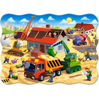 Castorland Haus im Bau Puzzle - 30 Stück Castorland Haus im Bau Puzzle - 30 Stück