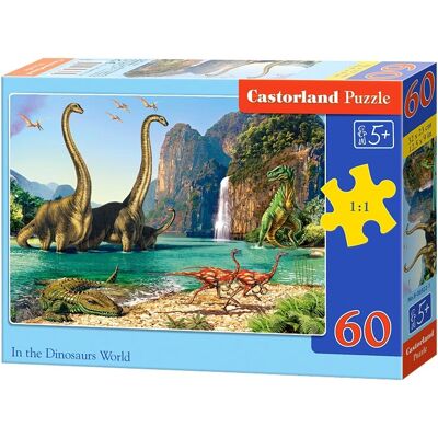 Castorland Dinosaurier Puzzle - 60 Stück - Kinderpuzzle Castorland Dinosaurier Puzzle - 60 Stück - Kinderpuzzle