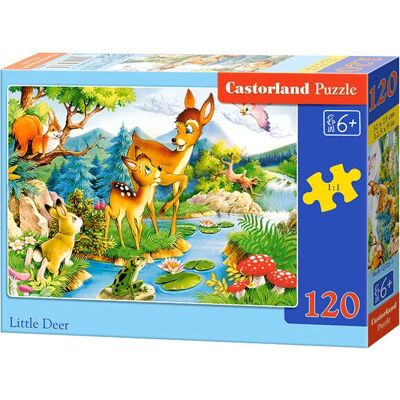 Castorland Kleiner Hirsch 120 Stück Puzzle - Kinder Tier Spielzeug Castorland Kleiner Hirsch 120 Stück Puzzle - Kinder Tier Spielzeug