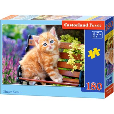Castorland Ingwer-Kätzchen 180 Teile - Puzzle Castorland Ingwer-Kätzchen 180 Teile - Puzzle