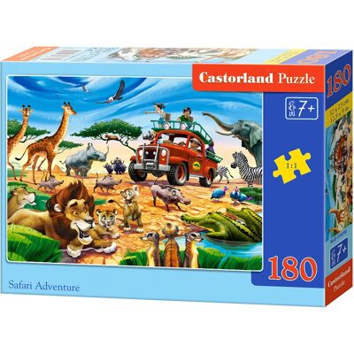 Castorland Safari Abenteuer Puzzle 180 Teile - Puzzle Type Castorland Safari Abenteuer Puzzle 180 Teile - Puzzle Type