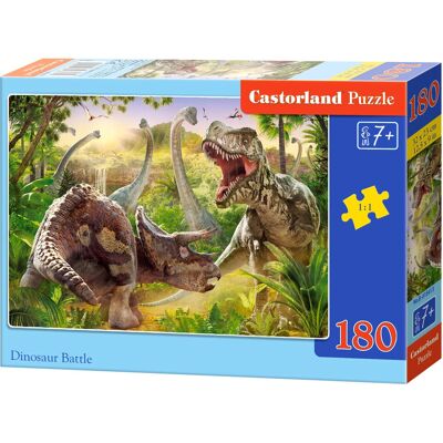 Castorland Dinosaur Battle 180 Stück Puzzle - Tiere Castorland Dinosaur Battle 180 Stück Puzzle - Tiere