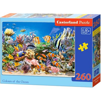 Castorland Puzzle Meere Farben 260 Teile Castorland Puzzle Meere Farben 260 Teile
