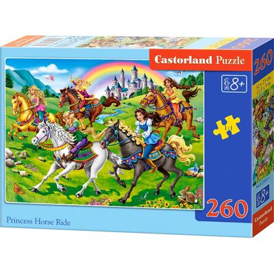 Castorland Prinzessinnen Pferdereiten Puzzle - 260 Teile Castorland Prinzessinnen Pferdereiten Puzzle - 260 Teile