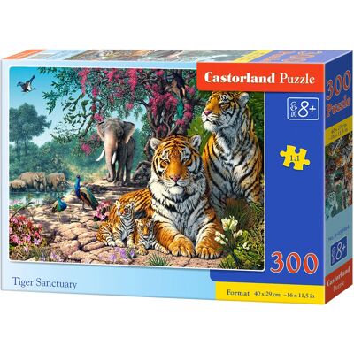 Castorland Tiger Sanctuary Puzzel - 300 stuks Castorland Tiger Sanctuary Puzzel - 300 stuks