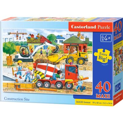Castorland Baustelle Maxi Puzzle - Kinder Puzzle für Kinder Castorland Baustelle Maxi Puzzle - Kinder Puzzle für Kinder