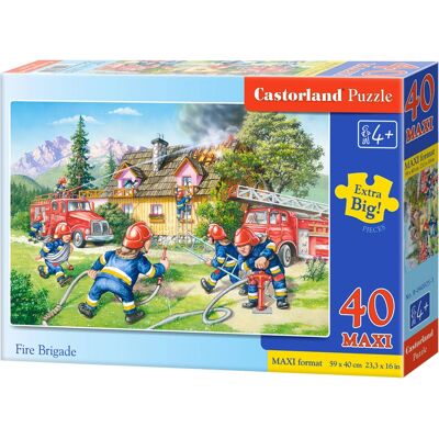 Castorland Feuerwehr 40 Maxi Puzzle - Kinderpuzzle Castorland Feuerwehr 40 Maxi Puzzle - Kinderpuzzle