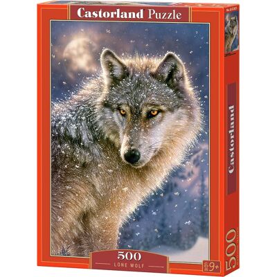 Castorland Eenzame Wolf 500 Stukken Puzzel - Soort Puzzel Castorland Eenzame Wolf 500 Stukken Puzzel - Soort Puzzel