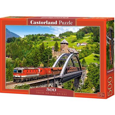 Castorland Brugtrein Puzzel - 500 stukjes Castorland Brugtrein Puzzel - 500 stukjes