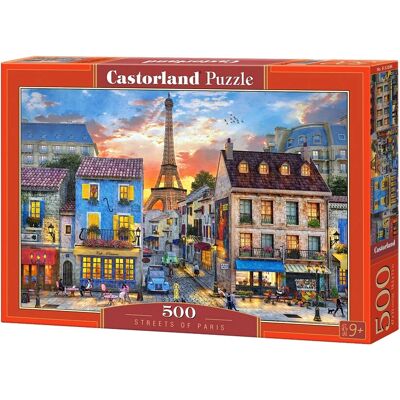 Castorland Straat van Parijs Puzzel 500 stuks Castorland Straat van Parijs Puzzel 500 stuks