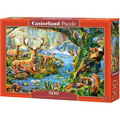 Castorland Život v lese Puzzle 500 dílů Castorland Život v lese Puzzle 500 dílů