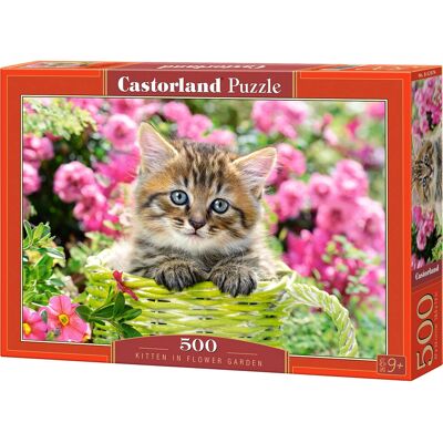 Castorland Kätzchen im Garten 500-teiliges Puzzle - Tier Castorland Kätzchen im Garten 500-teiliges Puzzle - Tier