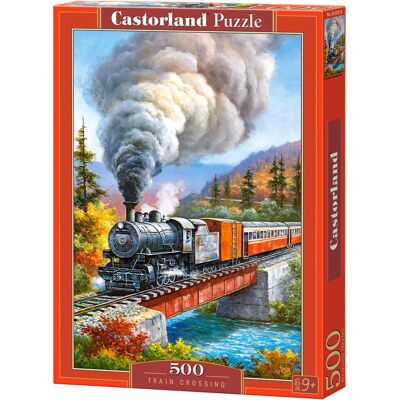 Castorland Spoorwegovergang 500 stuks - Puzzel Castorland Spoorwegovergang 500 stuks - Puzzel