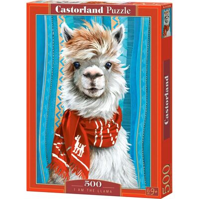 Castorland Lama 500 kusů Puzzle - Skládačka Castorland Lama 500 kusů Puzzle - Skládačka