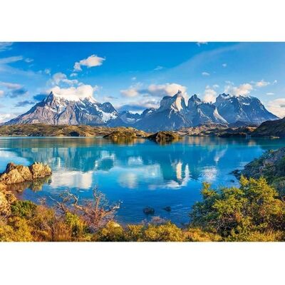 Castorland Torres Del Paine Patagonia Chile 500 Puzzle - Puzzle - Publicité Castorland Torres Del Paine Patagonia Chile 500 Puzzle - Puzzle - Publicité