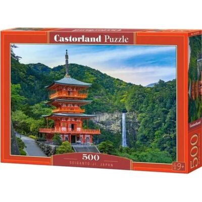 Puzzle de 500 pièces du Temple Seiganto-ji Japon - Castorland - Publicité Puzzle de 500 pièces du Temple Seiganto-ji Japon - Castorland - Publicité