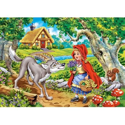 Castorland Rotkäppchen Puzzle - Puzzle für Kinder Castorland Rotkäppchen Puzzle - Puzzle für Kinder