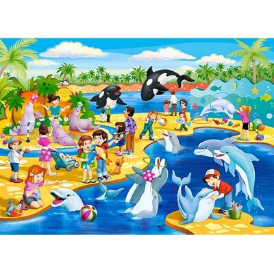 Castorland Delfinarium Puzzle - 60 Teile für Kinder Castorland Delfinarium Puzzle - 60 Teile für Kinder