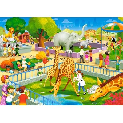 Castorland Zoo Besuch Puzzle - 60 Teile Castorland Zoo Besuch Puzzle - 60 Teile
