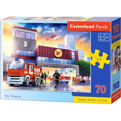 Castorland B-070121 Puzzel - Brandweerstation - 70 stuks Castorland B-070121 Puzzel - Brandweerstation - 70 stuks