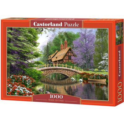 Castorland Říční Chata 1000 dílků Puzzle - Puzzle Castorland Říční Chata 1000 dílků Puzzle - Puzzle