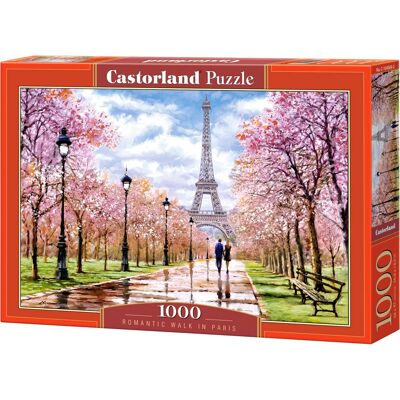 Castorland Modèle Promenade Romantique à Paris - Puzzle 1000 pièces - Publicité Castorland Modèle Promenade Romantique à Paris - Puzzle 1000 pièces - Publicité