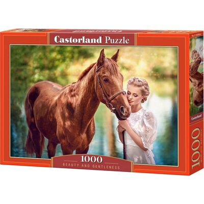 Castorland Schoonheid en Zachtmoedigheid 1000-delig Puzzel - Dierenpuzzel Castorland Schoonheid en Zachtmoedigheid 1000-delig Puzzel - Dierenpuzzel