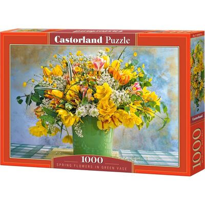 Castorland Lente Bloemen Groene Vaas 1000 Stukjes Puzzel - Puzzle Castorland Lente Bloemen Groene Vaas 1000 Stukjes Puzzel - Puzzle