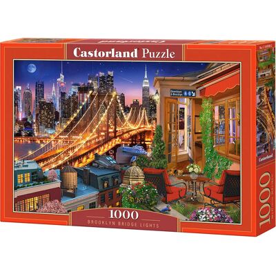 Castorland Brooklyn Bridge Lights 1000 Stück Stadt - Puzzlespiel Castorland Brooklyn Bridge Lights 1000 Stück Stadt - Puzzlespiel