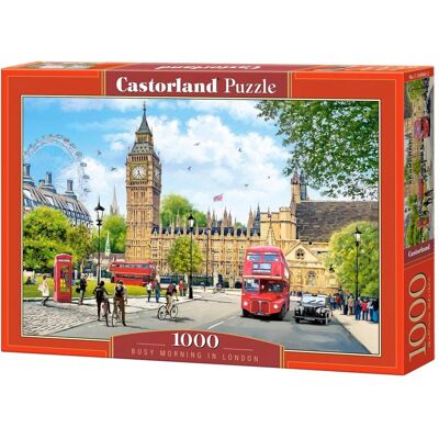 Castorland Puzzle Matinée Animée à Londres - 1000 Pièces - Publicité Castorland Puzzle Matinée Animée à Londres - 1000 Pièces - Publicité