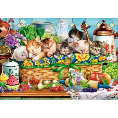 Castorland Puzzle - Napping Kittens - 1000 Teile Castorland Puzzle - Napping Kittens - 1000 Teile
