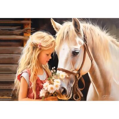 CASTOR 1000PCS Mon ami cheval puzzle - Puzzle - Publicité CASTOR 1000PCS Mon ami cheval puzzle - Puzzle - Publicité