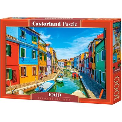 Castorland Puzzle 1000 Teile - Burano Farben - Puzzle Castorland Puzzle 1000 Teile - Burano Farben - Puzzle