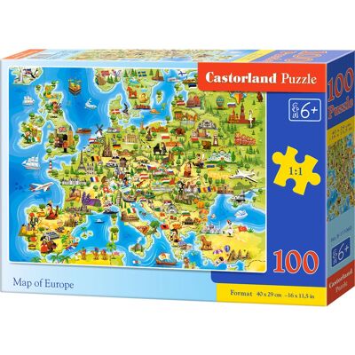 Castorland Euroopan kartta Palapeli - Palapeli Castorland Euroopan kartta Palapeli - Palapeli