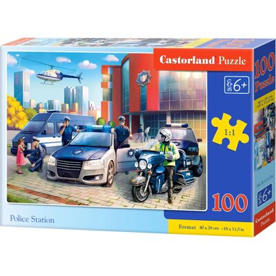 Castorland B-111176 Puzzle - 100 Teile - Polizeistation Castorland B-111176 Puzzle - 100 Teile - Polizeistation