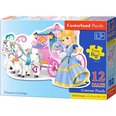 Castorland Carrosse de la Princesse Puzzle Maxi - Puzzle de contour pour enfants - Publicité Castorland Carrosse de la Princesse Puzzle Maxi - Puzzle de contour pour enfants - Publicité