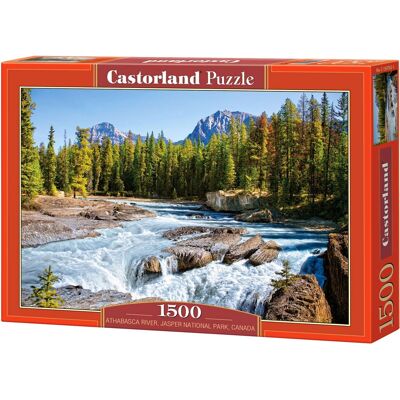 Castorland Athabasca řeka, Jasper NP, 1500 kusů - Puzzle Castorland Athabasca řeka, Jasper NP, 1500 kusů - Puzzle