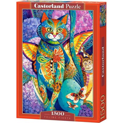 Castorland Feline Fiesta Puzzle - 1500 ks Umění Castorland Feline Fiesta Puzzle - 1500 ks Umění