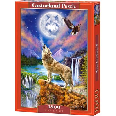 Castorland Wolf's Night Puzzle 1500 Stück - Puzzle Castorland Wolf's Night Puzzle 1500 Stück - Puzzle