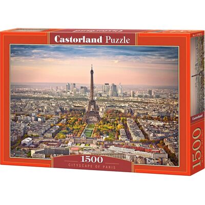 Castorland Stadssilhouet van Parijs 1500 stukjes Puzzel Castorland Stadssilhouet van Parijs 1500 stukjes Puzzel