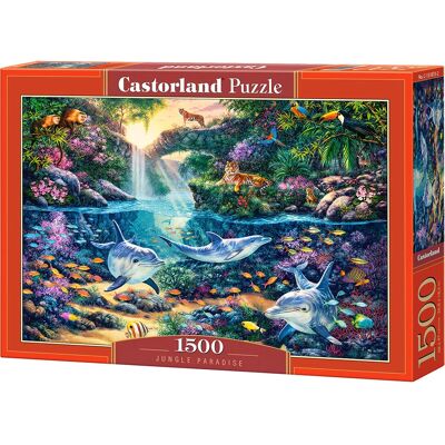 Castorland Dschungelparadies 1500 Stück Puzzle Castorland Dschungelparadies 1500 Stück Puzzle