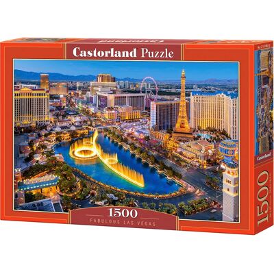 Castorland Las Vegas 1500 kousků Puzzle - Městský Puzzle Castorland Las Vegas 1500 kousků Puzzle - Městský Puzzle