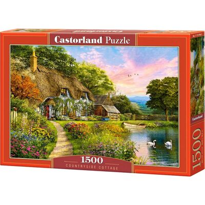 Castorland C-151998-2 Puzzle - Landschaft mit Landhaus - 1500 Teile Castorland C-151998-2 Puzzle - Landschaft mit Landhaus - 1500 Teile