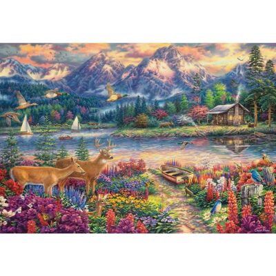 Castorland Puzzle 1500 Teile Frühlingsberg-Majestät - Puzzle Castorland Puzzle 1500 Teile Frühlingsberg-Majestät - Puzzle