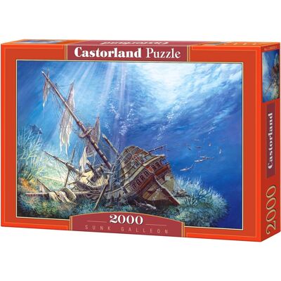Castorland Sunken Galleon Puzzle 2000 Stück - Schiff Castorland Sunken Galleon Puzzle 2000 Stück - Schiff