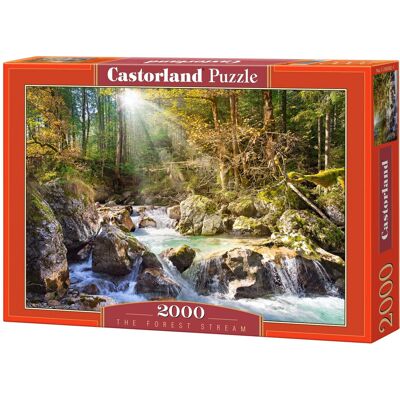 Castorland Lesní Potok 2000 Dílů Puzzle - Hádanka Castorland Lesní Potok 2000 Dílů Puzzle - Hádanka